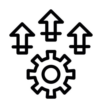 vektör ince çizgi simgesi ayarlanıyor