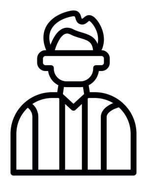 Mühendis simgesi vektör çizimi