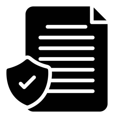 belge işaretleme simgesi. Web için işaretli vektör simgelerinin özet çizimi