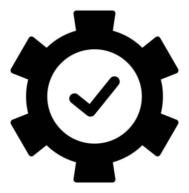 Zaman yönetimi simgesi. düz biçim