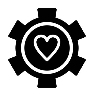 love dişli vektör simgesi