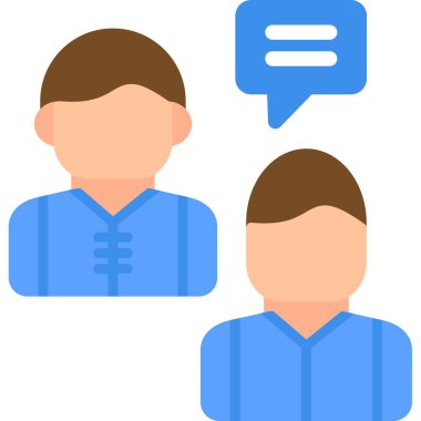 iş adamları tartışma simgesi - özet biçimi