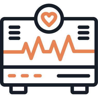 kalp atışı kutsal kişilerin resmi, vektör çizim