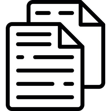 belge simgesi vektör illüstrasyonu