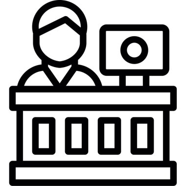 görev simgesi, vektör illüstrasyonu