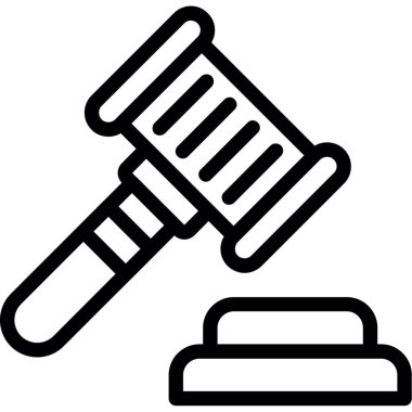 Hukuk adaleti hakim simgesi