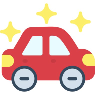 - Araba. Web simgesi basit illüstrasyon