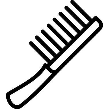 Tarak simge vektör çizim