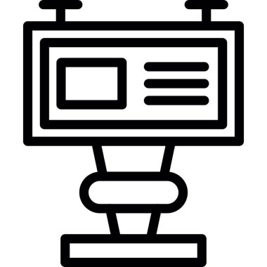 Bilgisayar simgesi, teknolojinin vektör illüstrasyonu
