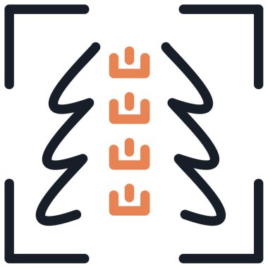 Vektör biçiminde noel süslemesi simgesi