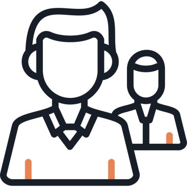 Çalışan simgesi vektör illüstrasyonu