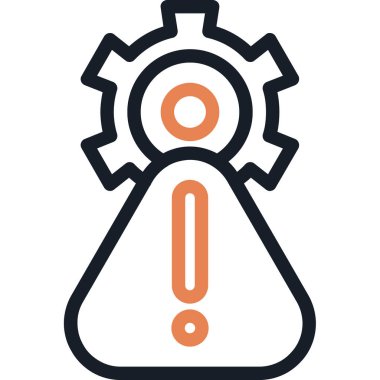 dişli simgesi vektör illüstrasyonu