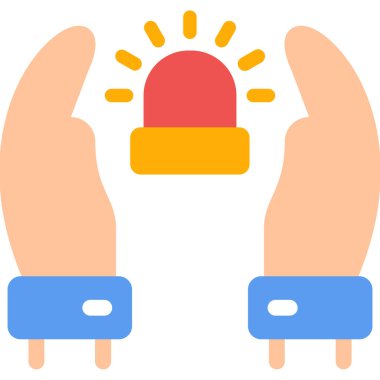 el simgesi vektör illüstrasyonu