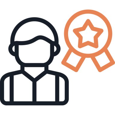 Ödül. Web simgesi basit illüstrasyon