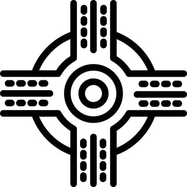 askeri simge vektör illüstrasyonu