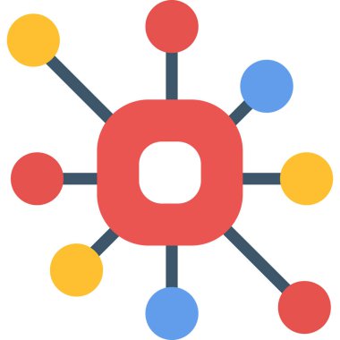 küresel ağ simgesi, vektör tasarımı