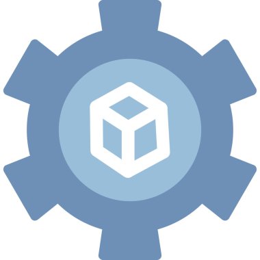 Teçhizat Web simgesi basit illüstrasyon