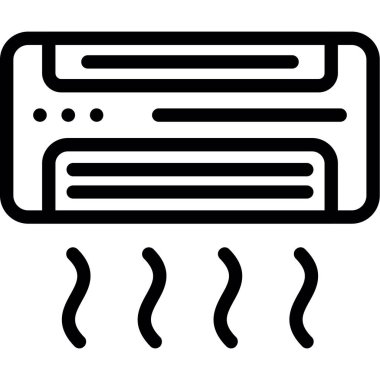 Saç kremi ikonu. Web için radyatör vektör simgelerinin özet çizimi