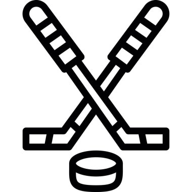 vector illustration of hockey icon