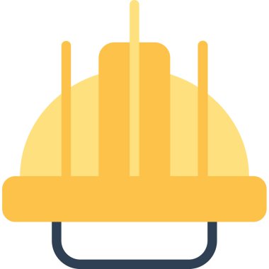 Bina. Web simgesi basit illüstrasyon