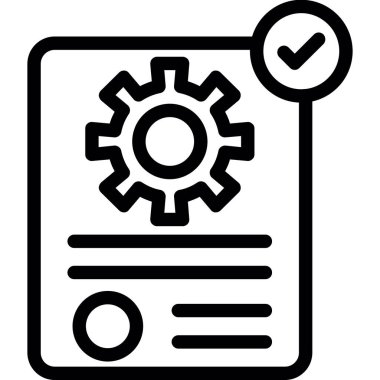 Teçhizat Web simgesi basit illüstrasyon