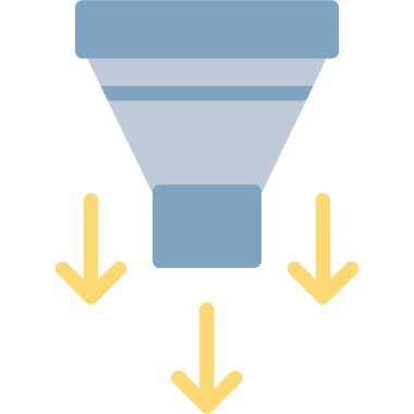 Simge vektör çizim huni