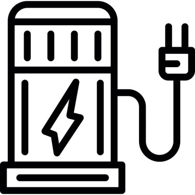 pil şarj elektrik simgesi