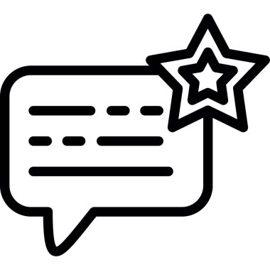 Sohbet balonu simgesinin, anahat stili