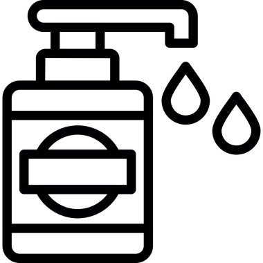 duş simgesi, vektör illüstrasyonu