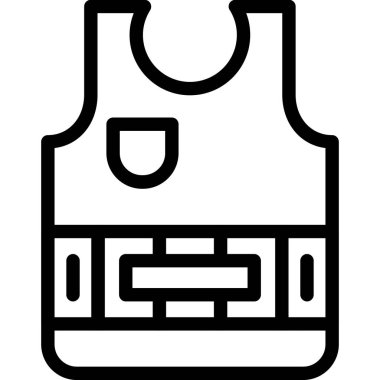 spor çantası simgesi, taslak biçimi
