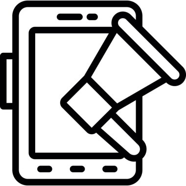 cep telefonu vektör simgesi