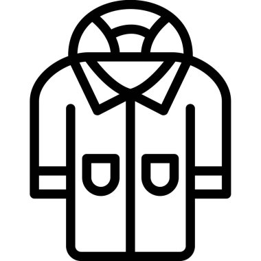 Ceket simge vektör çizim