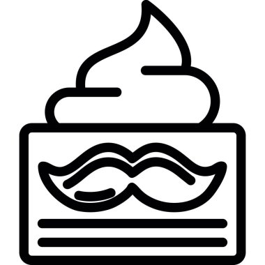 sıcak sıcak sıcak simge, taslak biçimi