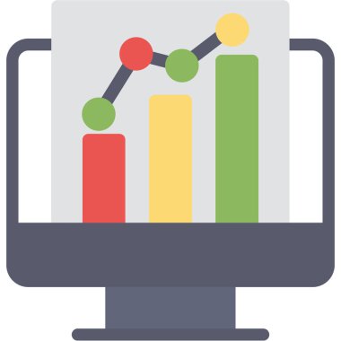 analitik iş grafik simgesi