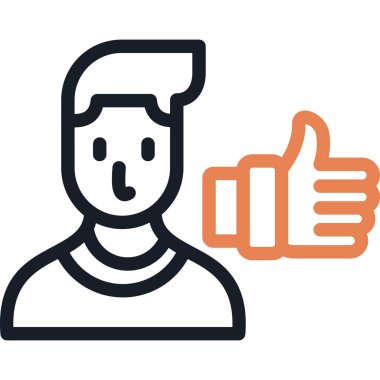 Müşteri Hizmetleri. Vektör illüstrasyonu