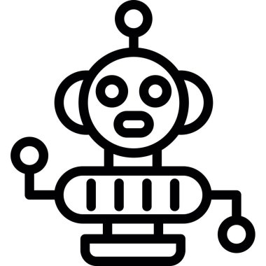 Yapay zeka robot simgesi