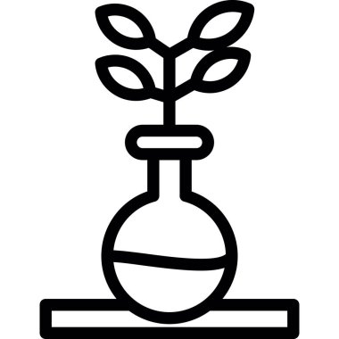 Bitki. Web simgesi basit tasarım