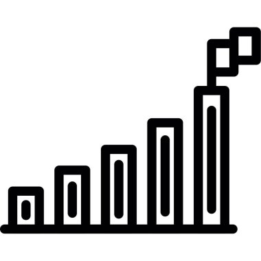 grafik ikonu vektör illüstrasyonu