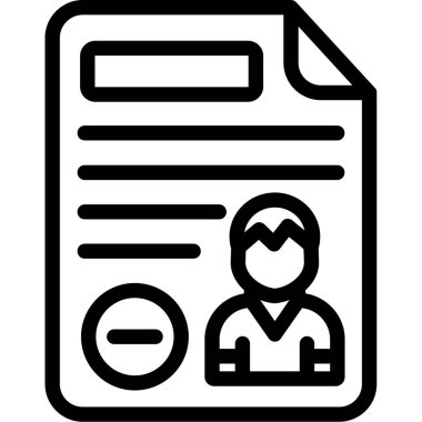 iş belgesi vektör çizimi