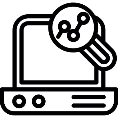 veri merkezi simgesi vektör illüstrasyonu