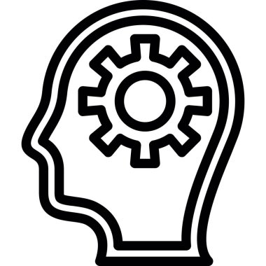 Bir fikrim var. Web simgesi basit illüstrasyon