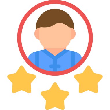 iş adamı simgesi, vektör illüstrasyonu