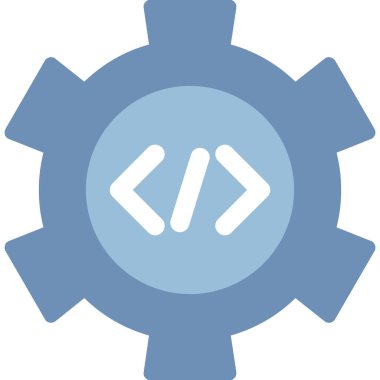 Geliştirme düz vektör simgesi