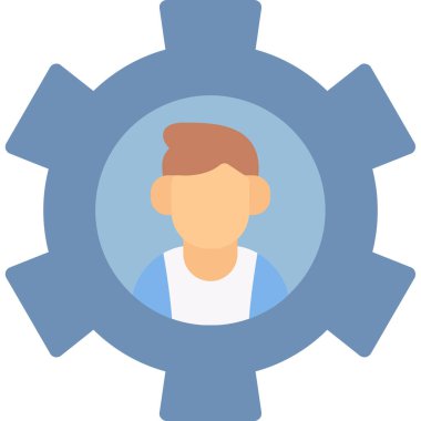 Teçhizat Web simgesi basit illüstrasyon