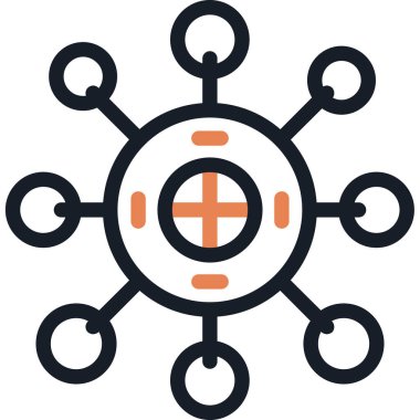 ağ bağlantısı simgesi ana hat biçiminde