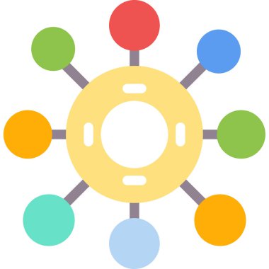 ağ bağlantı vektörü simgesi