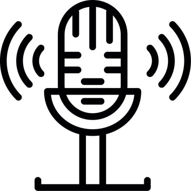 podcast mikrofon podcast simgesi