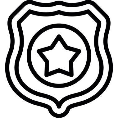 Rozet. Web simgesi basit illüstrasyon