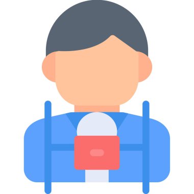 avatar kişi simgesi düz stil