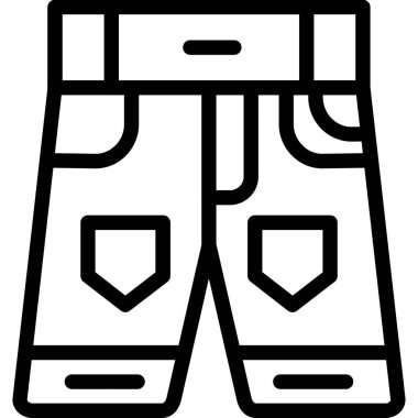 Kıyafet kıyafet ikonu - aksesuar kategorisi